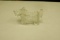 Vintage Glass Dog Candy Container