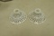 Pair of Moonstone Candle Holders