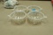 4 Moonstone Glass Cups