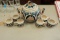 German Punch Bowl with 6 Cups