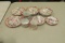 9 Asian Tea Set Pieces