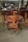 Antique Oak Table with 4 Chairs