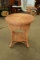 Round Wicker Side Table