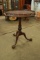 Antique Mahogany Claw Foot Pie Crust Table