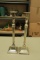 Pair of Bombay Silver Plated Candlesticks
