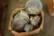 Box of Assorted Silver Plate