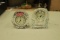 2 Crystal Clocks