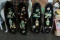 4 Piece Laquered Asian Panels