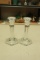 Pair of Glass Candlesticks