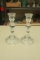 Pair of Crystal Candlesticks