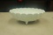 L.E. Smith Milk Glass Fruit Pattern Bowl