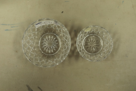 2 Lenox Crystal Bowls