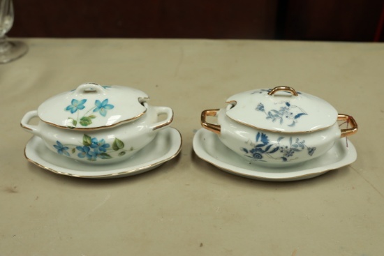 2 Royal Crown Condiment Jars