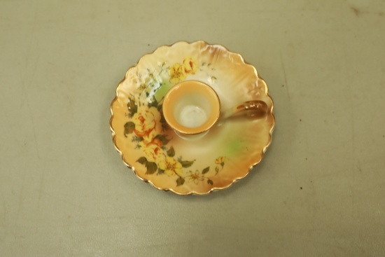 Antique Porcelain Candlestick