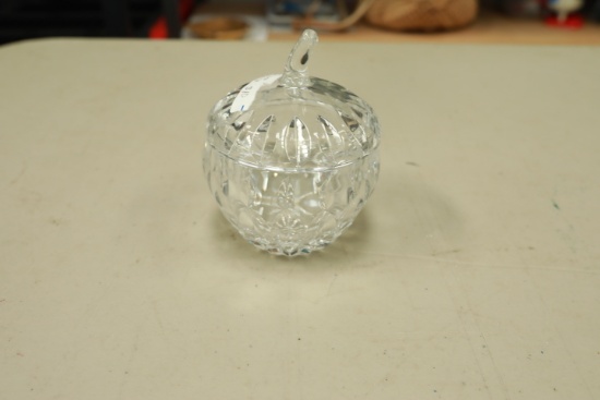 Small Crystal Condiment Jar