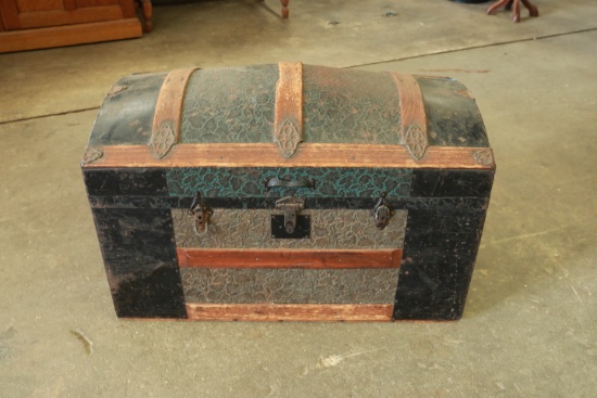 Antique Humpback Trunk