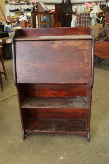 Antique Oak Secretary Desk