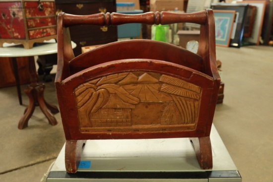 Asian Magazine Rack