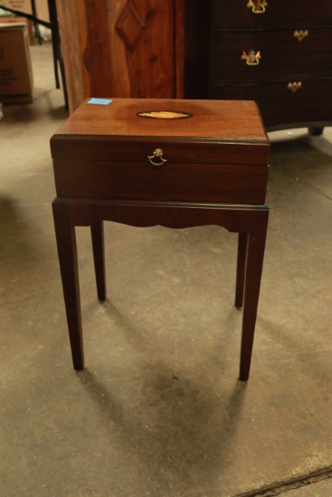 Inlaid Silver Chest
