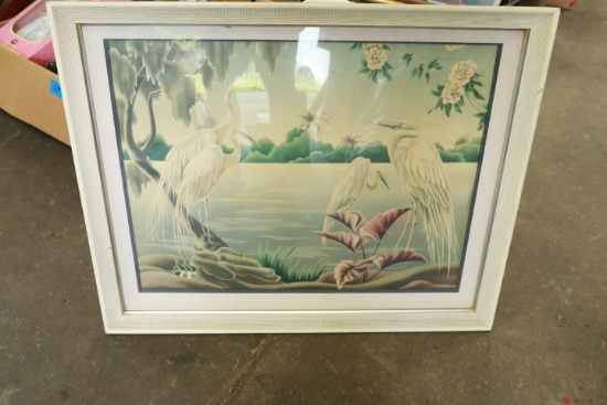 Framed Bird Print