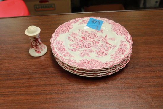 5 Crown Ducal Ironstone Plates