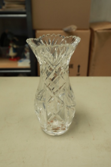 Cut Crystal Vase