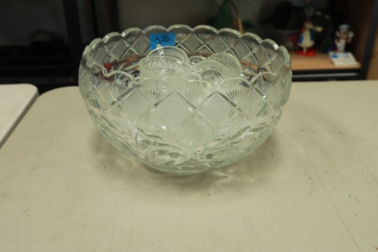 Vintage Punch Bowl & Cups
