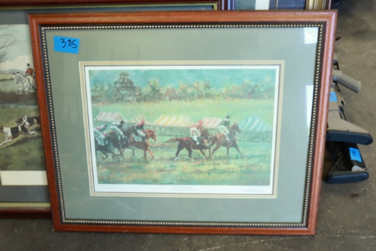 The Turn For Home Framed Horse Print