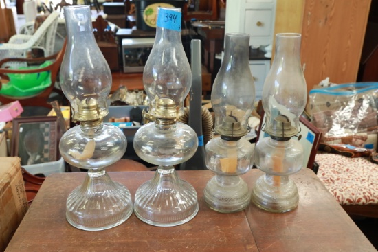 4 Oil Lamps