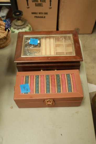 2 Jewelry Boxes & Contents