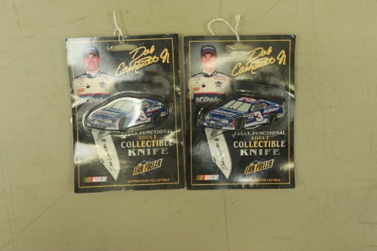 2 Dale Earnhardt Jr Collectors Knives