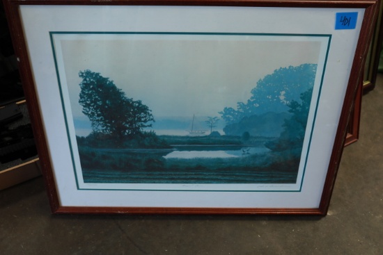 August Dawn Framed Print