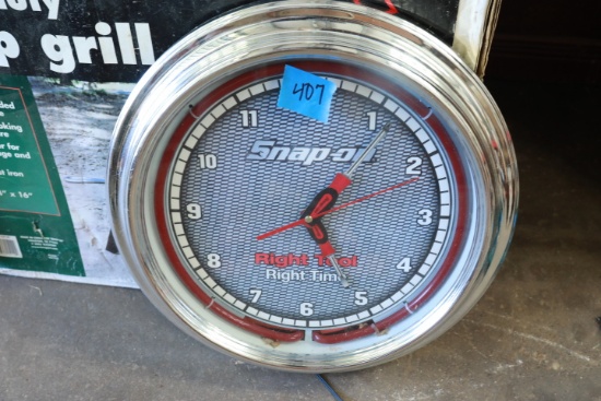 Snap-On Electric Wall Clock