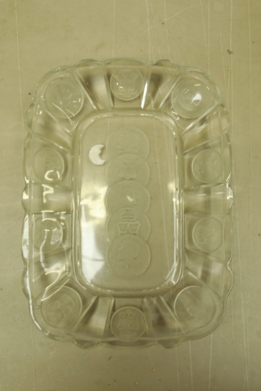 Coin Dot Glass Tray