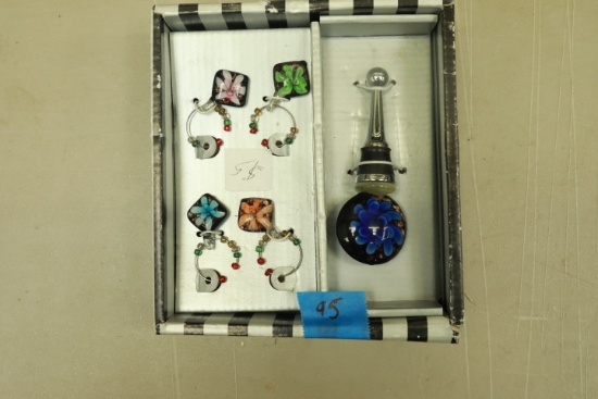 Wine Bottle Stopper Set