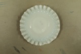 Milk Glass Hobnail Plate