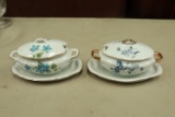 2 Royal Crown Condiment Jars