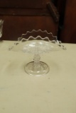 Pressed Glass Compote