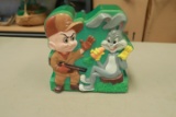 Bugs Bunny & Elmer Fudd Coin Bank