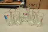 Vintage Pitcher & Glass Set
