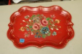 Vintage Painted Tray