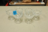 6 American Fostoria Sherbets