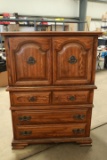 Sumter Furniture Oak Chest on Chest