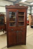 Antique Oak Kitchen Cabinet