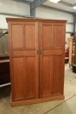 Antique Oak Sectional Wardrobe