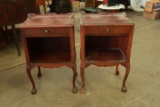 Pair of Vintage Single Drawer Nightstands