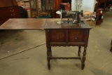New Home Antique Sewing Machine in Case