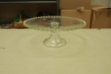 Hobnail Glass Cake Stand