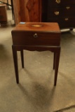 Inlaid Silver Chest