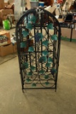 Metal Decorative Wine Rack